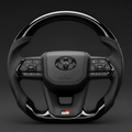 Toyota GR Steering Wheel - Heavy Logo Blur