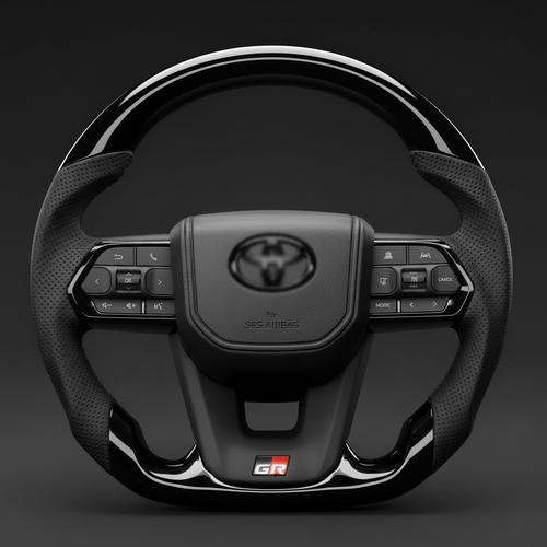Toyota GR Steering Wheel - Heavy Logo Blur